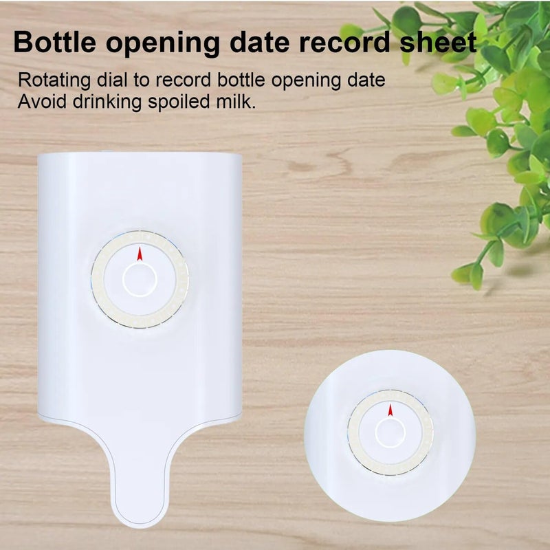 DM Automatic Drink Dispenser, Milk Dispenserfor Fridge Gallon, USB Rechargeable Food-Grade Touchless Beverage Dispenser-Electric Beer Tap with Date Recorder, Micro-Switch Sealing Cover, Cleaning Brush - Image 5